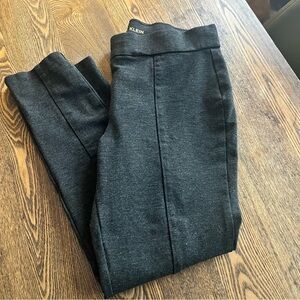 Anne Klein Charcoal Gray Leggings Lg